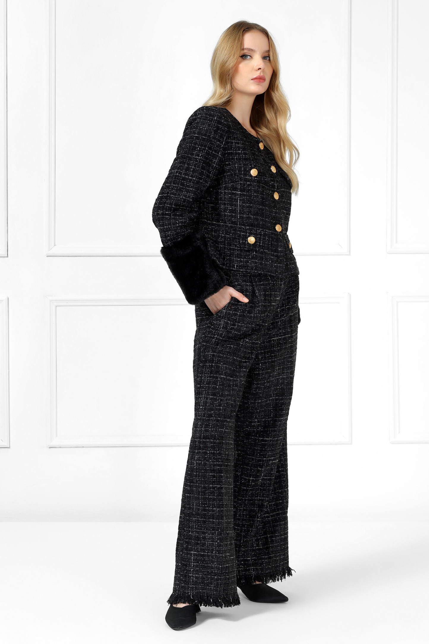 Tweed Pants