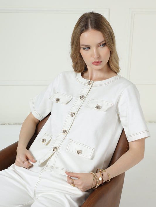 Button Down Top
